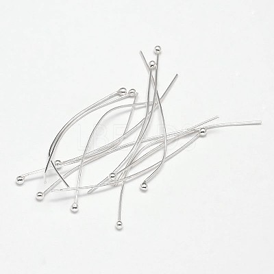 925 Sterling Silver Ball Head Pins STER-F018-03D-1