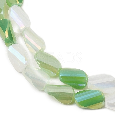 Electroplate Glass Beads Strands EGLA-P065-01A-06-1