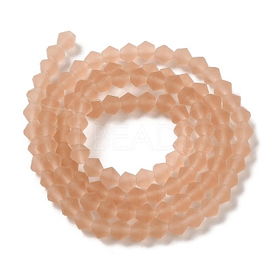 Imitate Austrian Crystal Frosted Glass Beads Strands EGLA-A039-T2mm-MD12-1