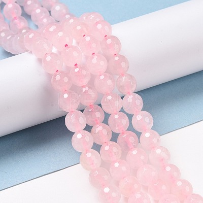 Natural Rose Quartz Beads Strands G-E571-07B-1