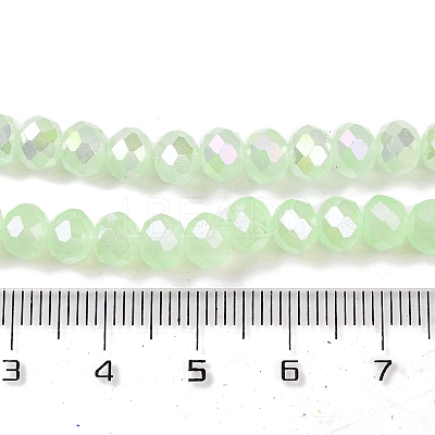 Baking Electroplate Glass Beads Strands LS-DGLA-A039-J6MM-B17-1