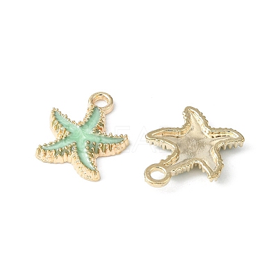 Alloy Enamel Pendants ENAM-YW0002-61B-1