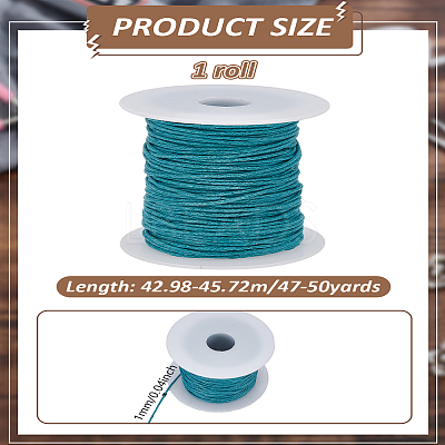 47~50 Yards Waxed Cotton Thread Cords YC-LP0001-06E-1