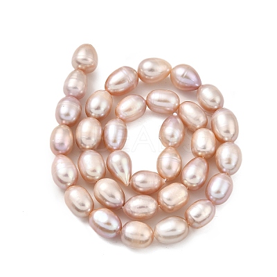 Natural Cultured Freshwater Pearl Beads Strands PEAR-I007-01E-06C-1
