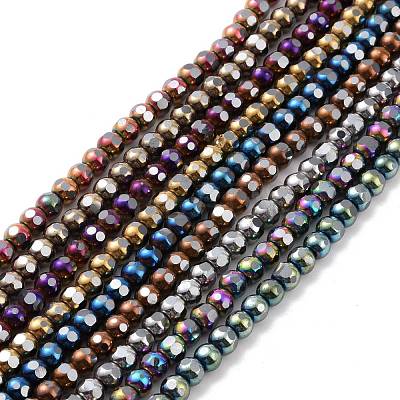Electroplated Non-magnetic Synthetic Hematite Beads Strands G-G862-02-1