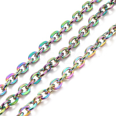PVD Vacuum Plating 304 Stainless Steel Cable Chains CHS-K016-01MC-1