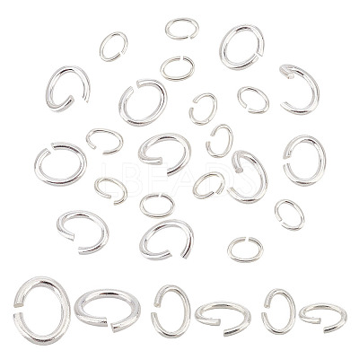 30Pcs 3 Size 925 Sterling Silver Open Jump Rings FIND-BC0003-90-1