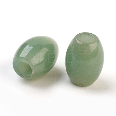 Natural Green Aventurine European Beads G-F580-A05-1