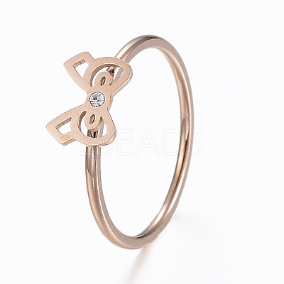 304 Stainless Steel Finger Rings RJEW-K221-M-14RG-1