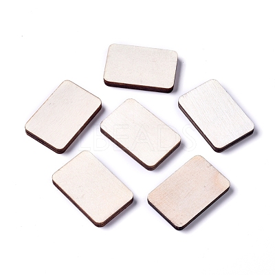 Unfinished Blank Poplar Wood Cabochons WOOD-D021-02A-1