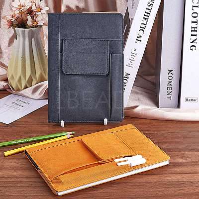 2Pcs 2 Color PU Leather Book Cover AJEW-CP0008-70A-1