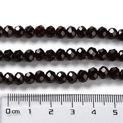 Baking Paint Imitation Jade Glass Bead Strands LS-DGLA-A034-J6MM-A11-1