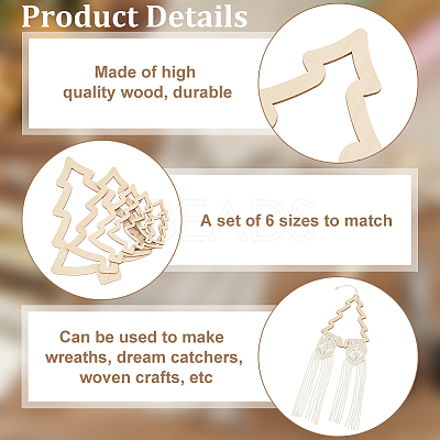 Unfinished Wood Chips DIY-WH0656-19B-1