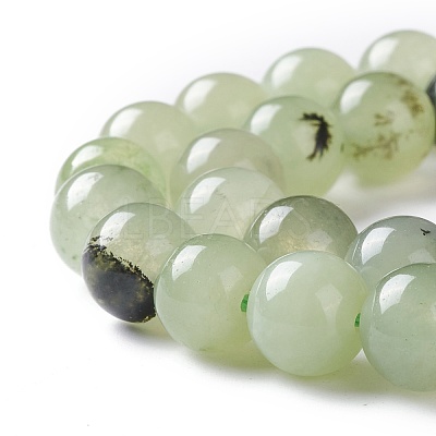 Natural White Jade Imitation Prehnite Beads Strands G-I299-F12-8mm-1