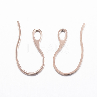 Ion Plating(IP) 304 Stainless Steel Earring Hooks X-STAS-H383-28-1