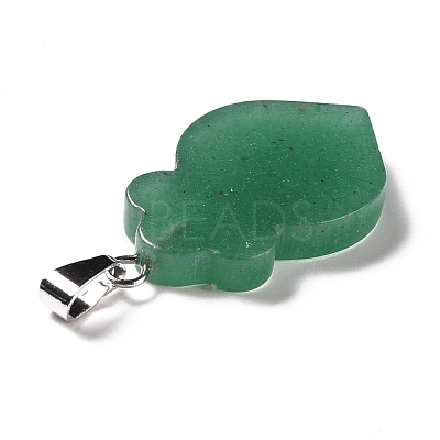 Natural Green Aventurine Pendants G-F714-01E-1