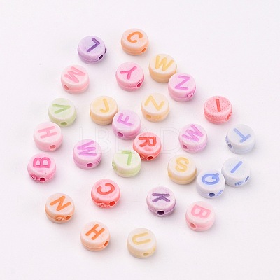 Initial Acrylic Beads X-PL085-1