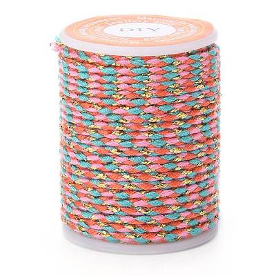 4-Ply Polycotton Cord with Metallic Thread OCOR-Z003-D32-1