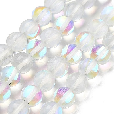 Transparent Glass Beads GLAA-B022-8mm-14-1