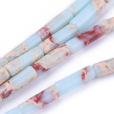 Synthetic Imperial Jasper Beads Strands X-G-L496-A07-1