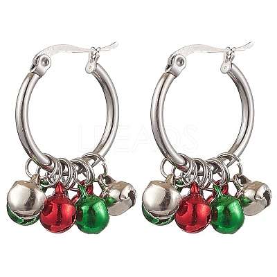 304 Stainless Steel Hoop Earrings EJEW-JE06066-1