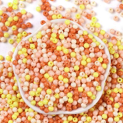 Opaque Acrylic Beads OACR-H118-07B-05-1