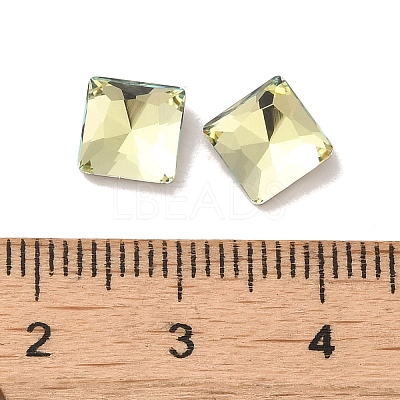 Glass Rhinestone Cabochons RGLA-P037-06B-D-1