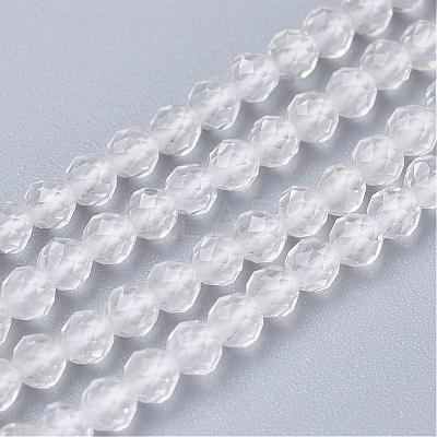 Natural Quartz Crystal Beads Strands G-D166-B-2mm-1