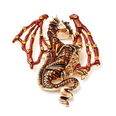 Flying Dragon Enamel Pins ALRI-D302-02B-G-1