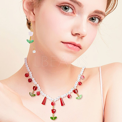 Handmade Lampwork Pendants PALLOY-AB00219-1