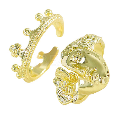 Brass Cuff Open Rings WG7BCD2-02-1