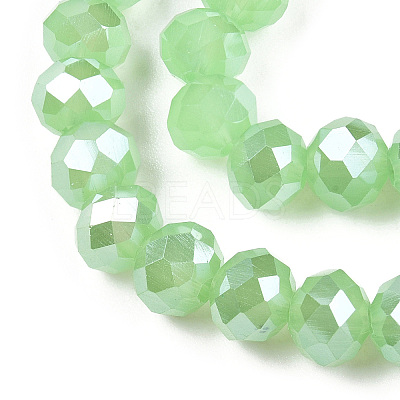 Electroplate Glass Beads Strands EGLA-A034-J6mm-B03A-1