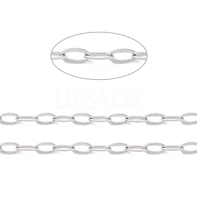 Tarnish Resistant 304 Stainless Steel Cable Chains CHS-C002-03P-02-1