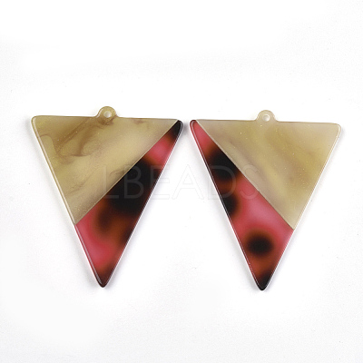 Cellulose Acetate(Resin) Big Pendants KY-S157-20B-1