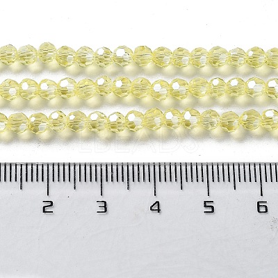 Electroplate Glass Bead Strands LS-EGLA-R015-4mm-26-1