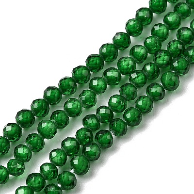 Cubic Zirconia Beads Strands G-G792-47-05B-1