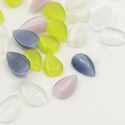 Cat Eye Cabochons CE-J001-8x13mm-M-1