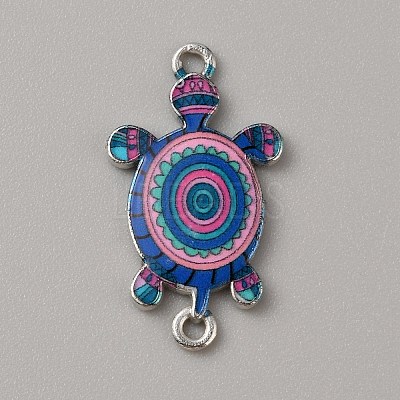 Alloy Enamel Connector Charms LS-ENAM-WH0061-47J-1