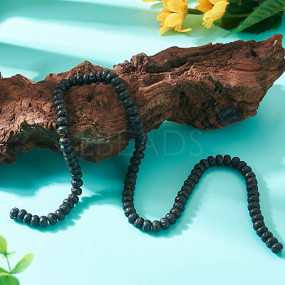 1 Strand Natural Lava Rock Beads Strands G-TA0003-44A-1