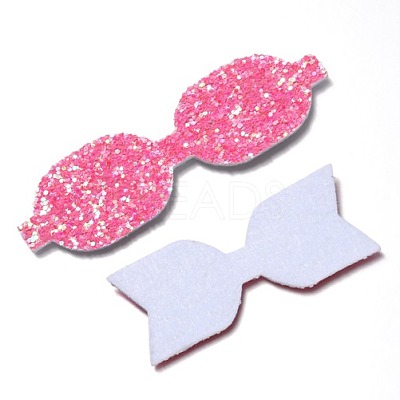 Glitter Non Woven Fabric Decoration Accessories AJEW-WH0002-01B-1