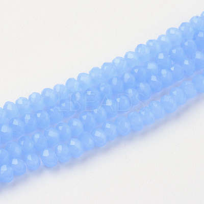 Imitation Jade Glass Beads Strands X-GLAA-R135-2mm-38-1