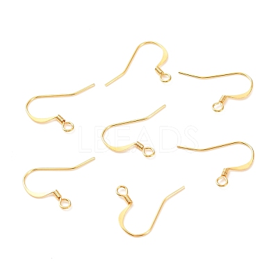 Brass Earring Hooks KK-F824-015B-G-1