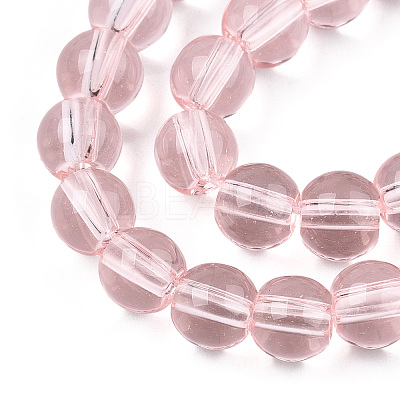 Transparent Glass Beads Strands GLAA-T032-T6mm-10-1