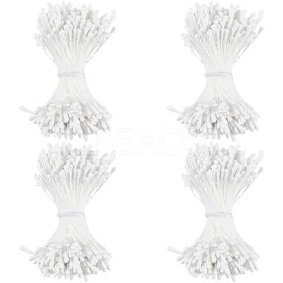 Gypsum with Cotton Cord Artificial Flower Core DIY-WH20007-36A-09-1