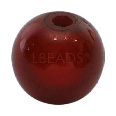 Spray Painted Acrylic Beads X-PB9282-7-1