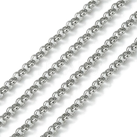 Tarnish Resistant 304 Stainless Steel Rolo Chains STAS-M032-42P-3.8mm-1