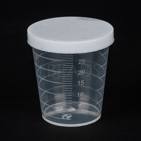 Measuring Cup Plastic Tools AJEW-P092-03-1