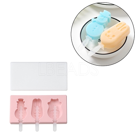 Ice Pop Food Grade Silicone Molds AJEW-D039-09-1