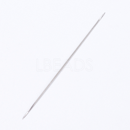 Iron Open Beading Needle IFIN-P036-01A-1