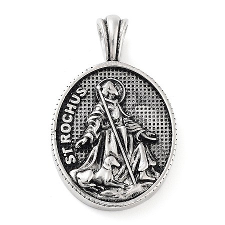 304 Stainless Steel Pendants STAS-R225-03AS-1